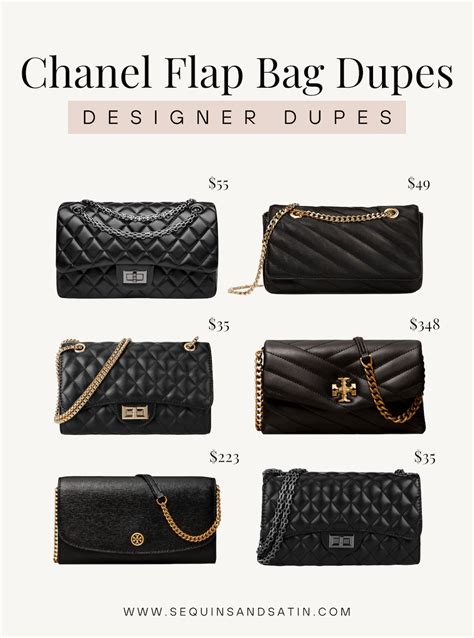 chanel hobo bag dupe|Chanel flap bag dupe.